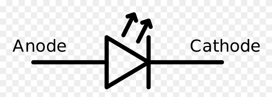 Led Light Symbol - Ir Led Schematic Symbol Clipart