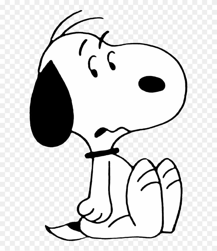 Snoopy Png - Snoopy Sentado Png Clipart