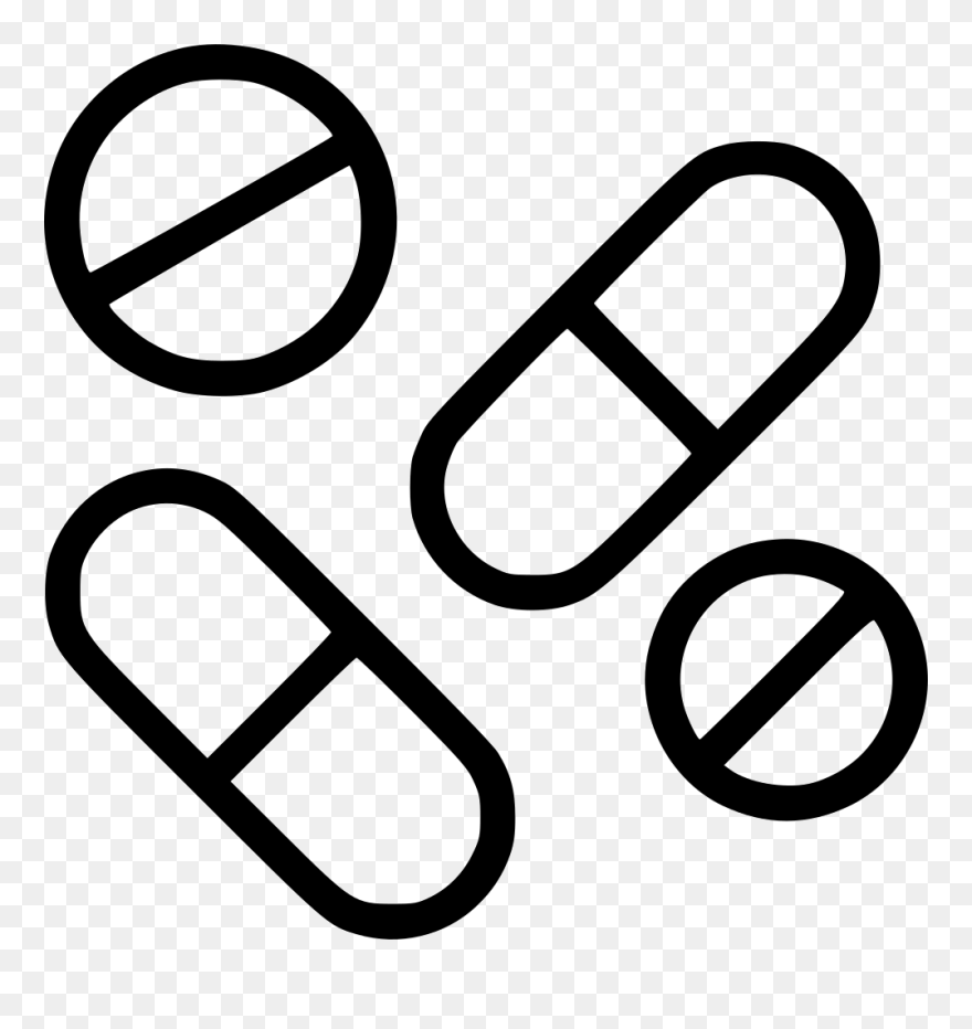 Drug Capsule Pill Medication Medicines Prescribe - Drugs Icon Png Clipart