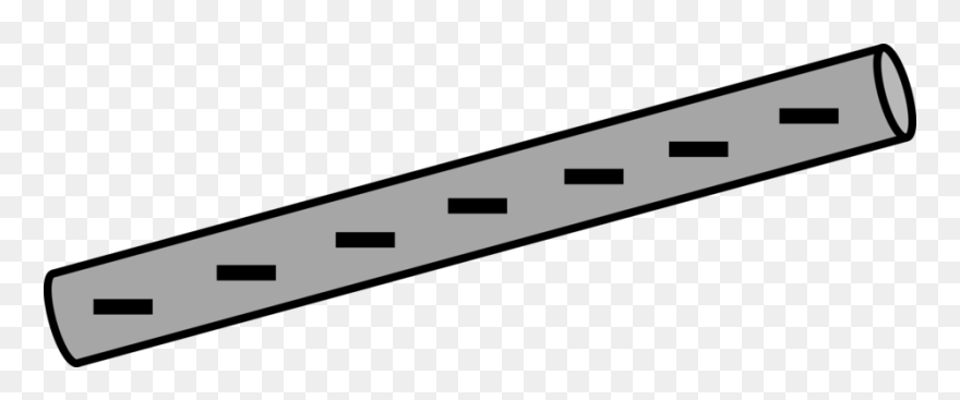 Black And White Clip Art Of Rod - Png Download