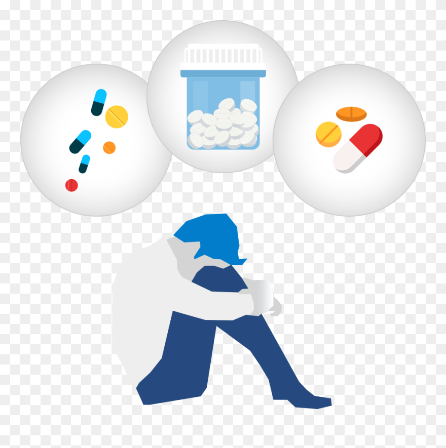 Are Prescription Drugs Addictive - Illustration Clipart