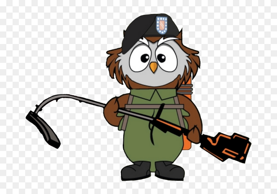 Transparent Owl - Cartoon Clipart