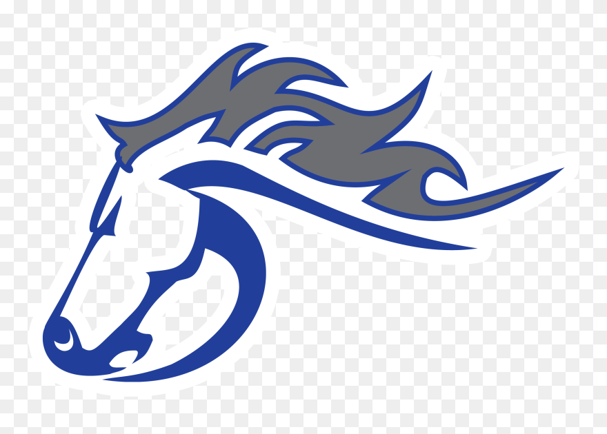 Transparent Mustang Clipart - Mountain House High School Logo - Png Download
