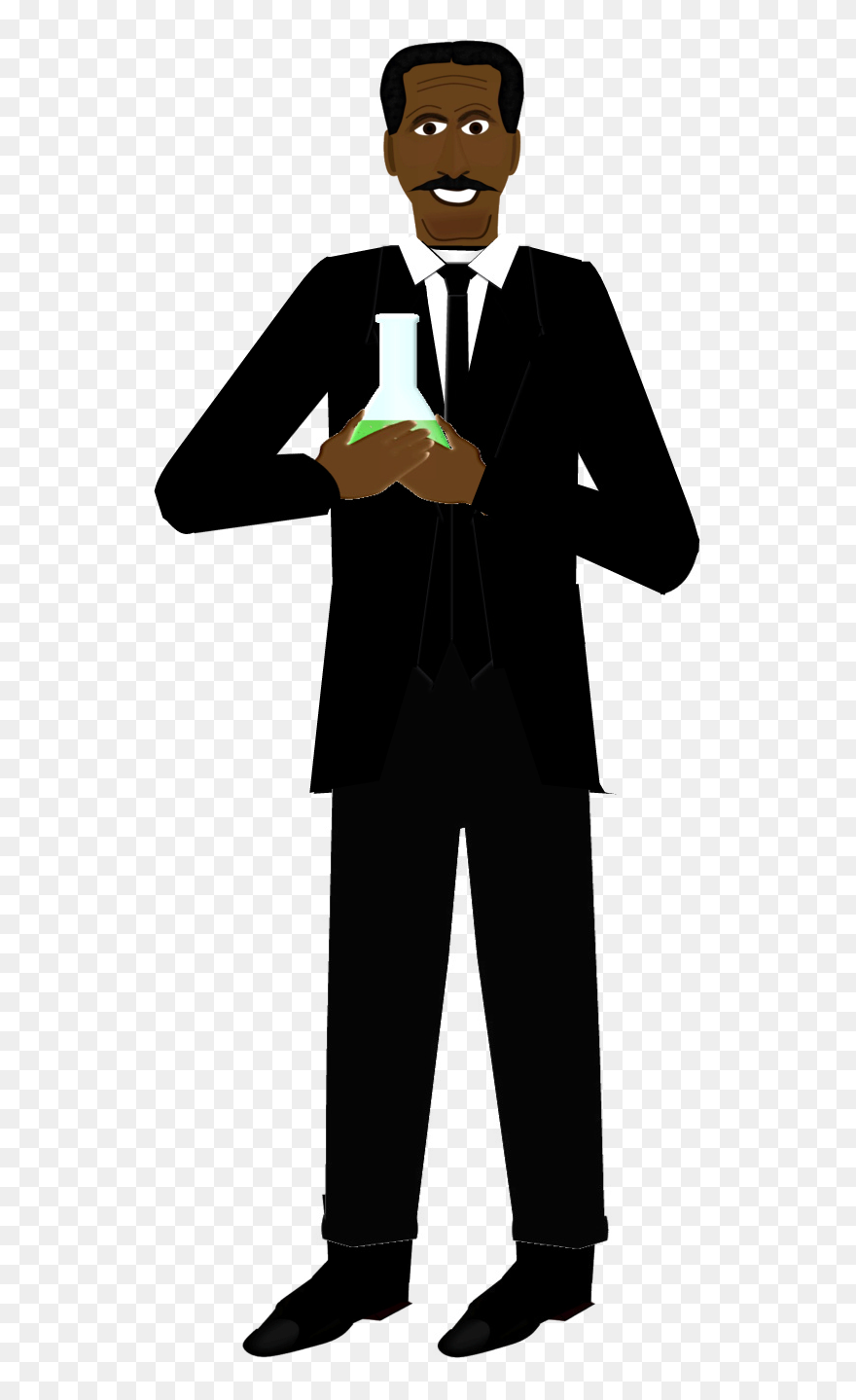 George Washington Carver Clip Art Drawing Image Illustration - George Washington Carver Clipart - Png Download