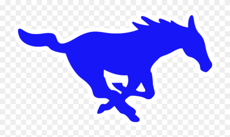 Mustang Clipart Central Middle School - Smu Mustangs - Png Download