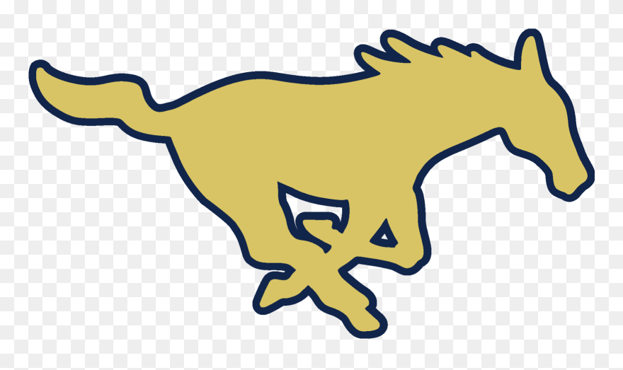 School Logo - Fountain Central Mustangs Clipart