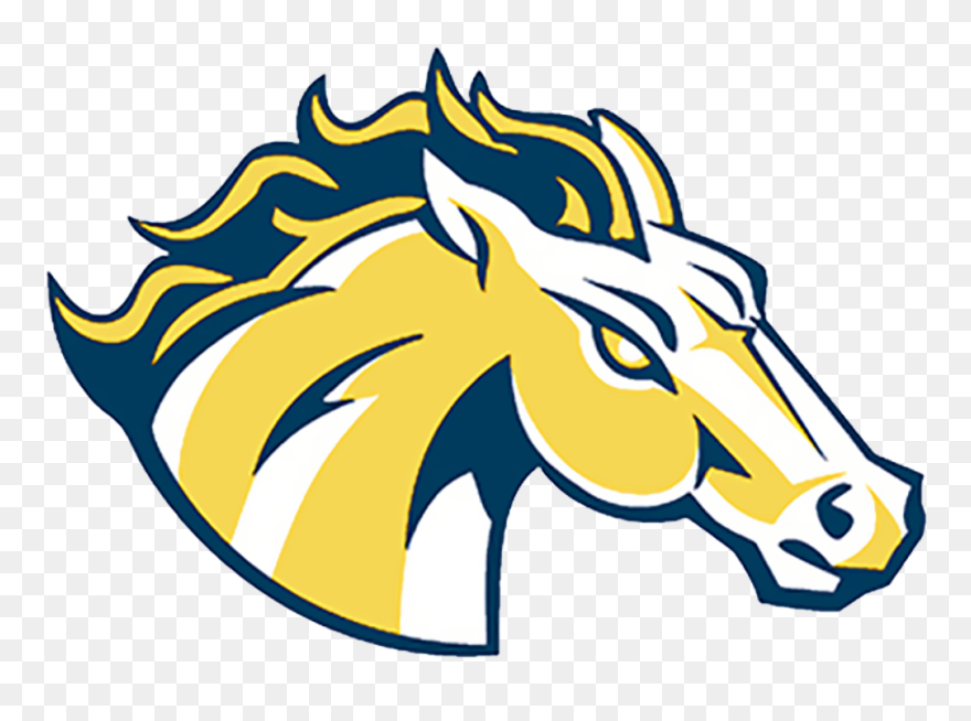Breck Mustangs Logo Clipart