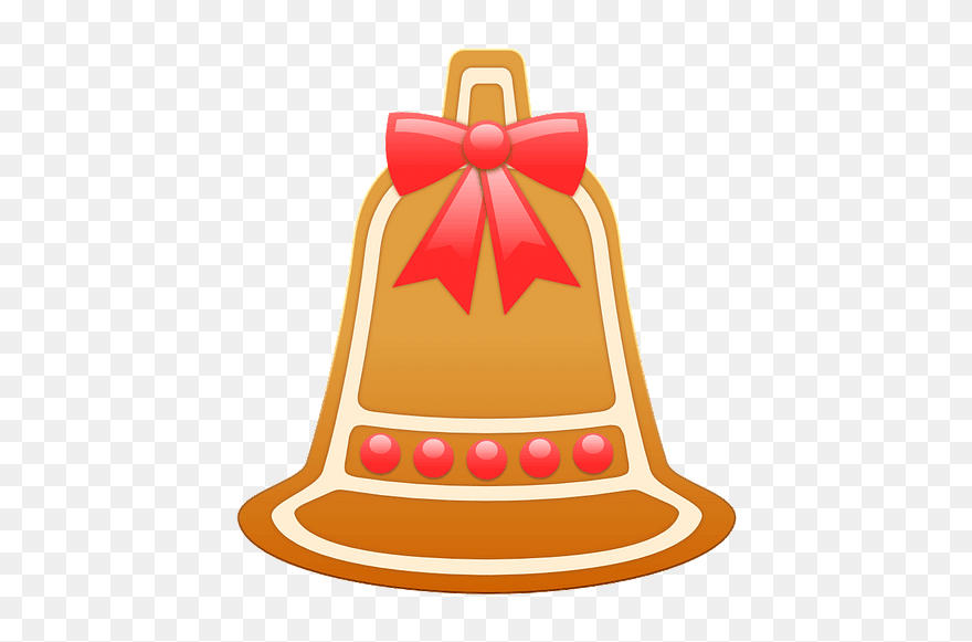Gingerbread Bell Clipart - Png Download