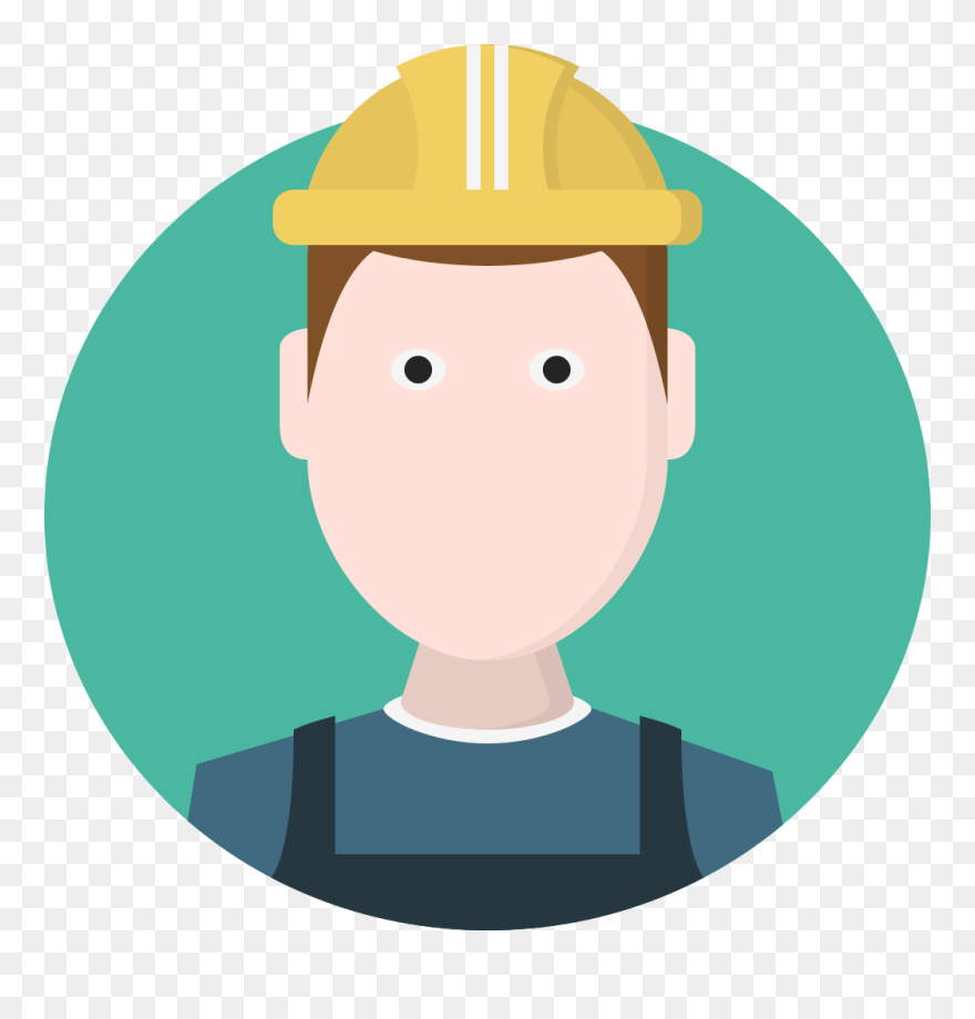 Creative Tail People Worker - Circle With A Line Through Clipart