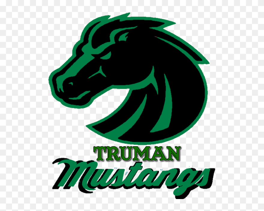 Truman High School Mustangs Clipart
