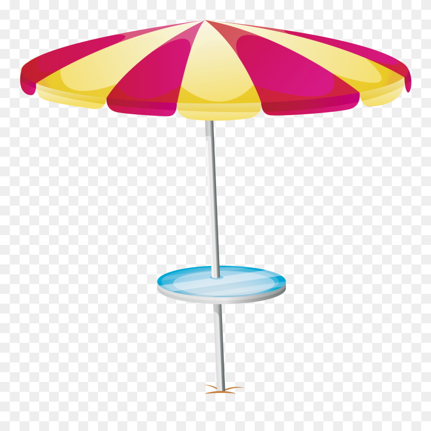 Beach Umbella Vector Png Clipart