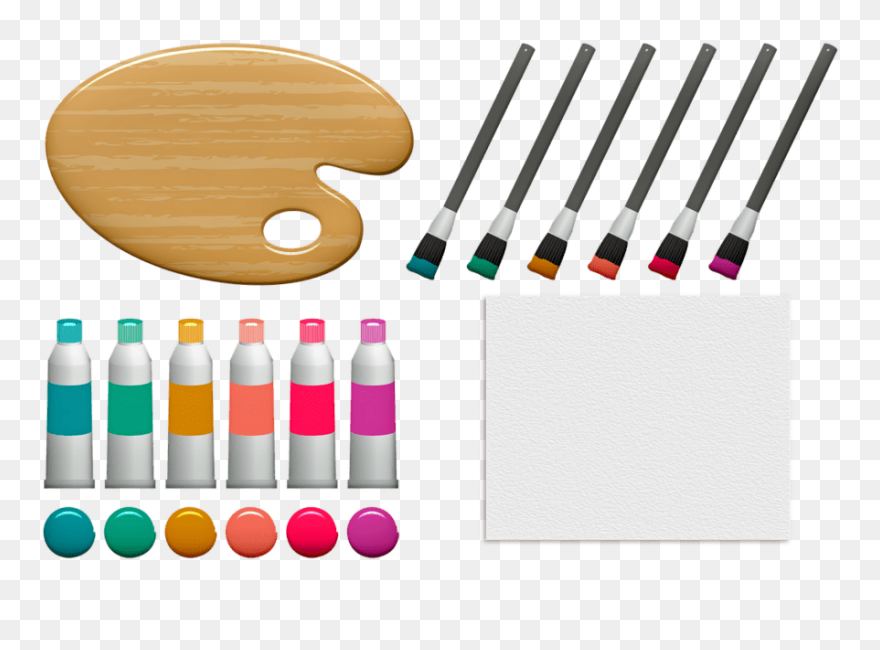 How To Have A Paint Party At Home Clipart