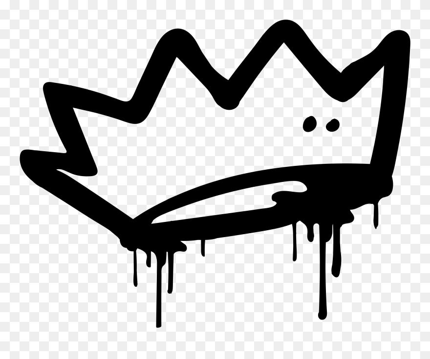 Transparent Dripping Png - Drippy Crown Png Clipart