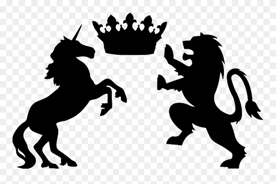 Lion And Unicorn Png Clipart