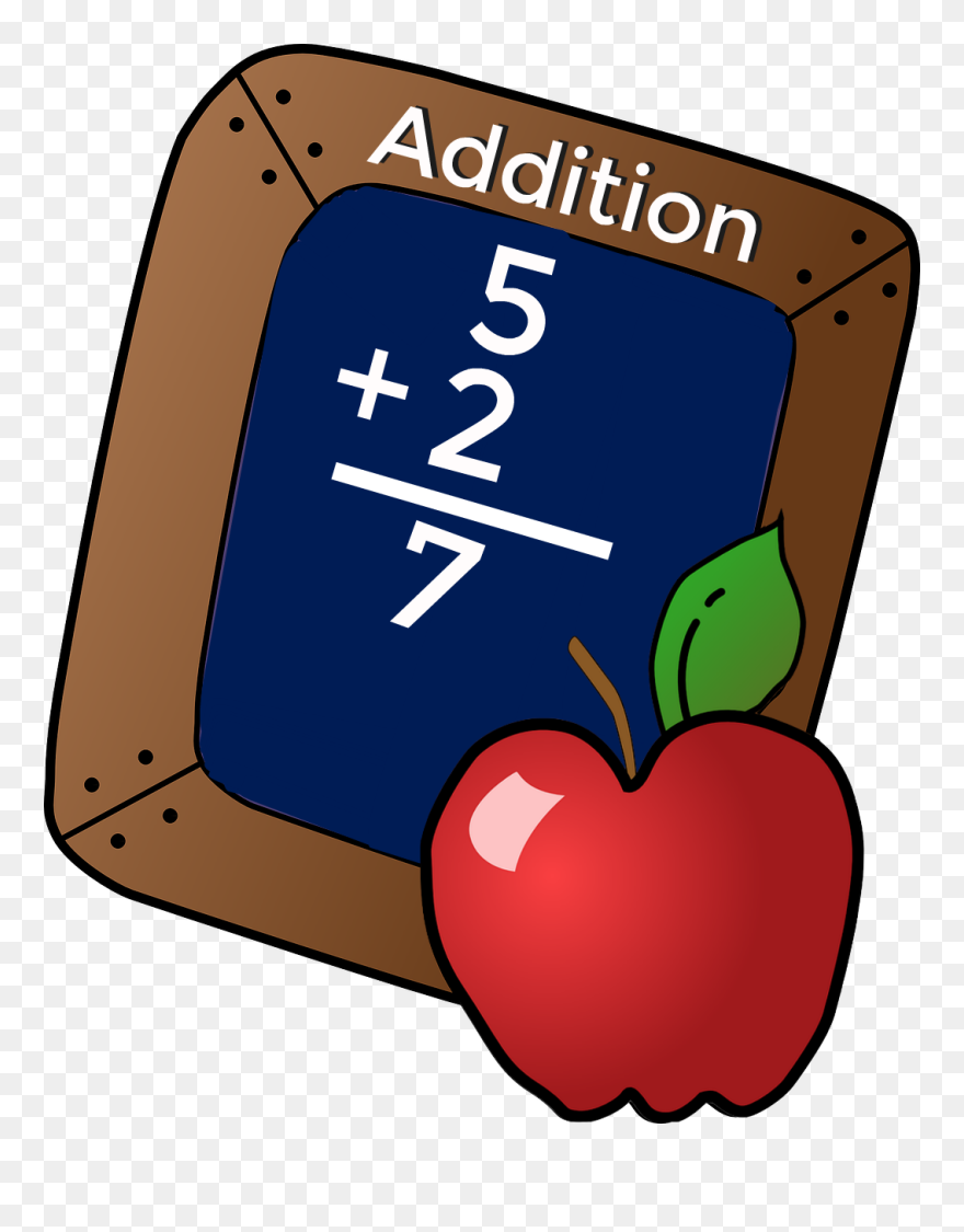 School Subtraction Scrapbook Sign To Personalize - School Clip Art - Png Download