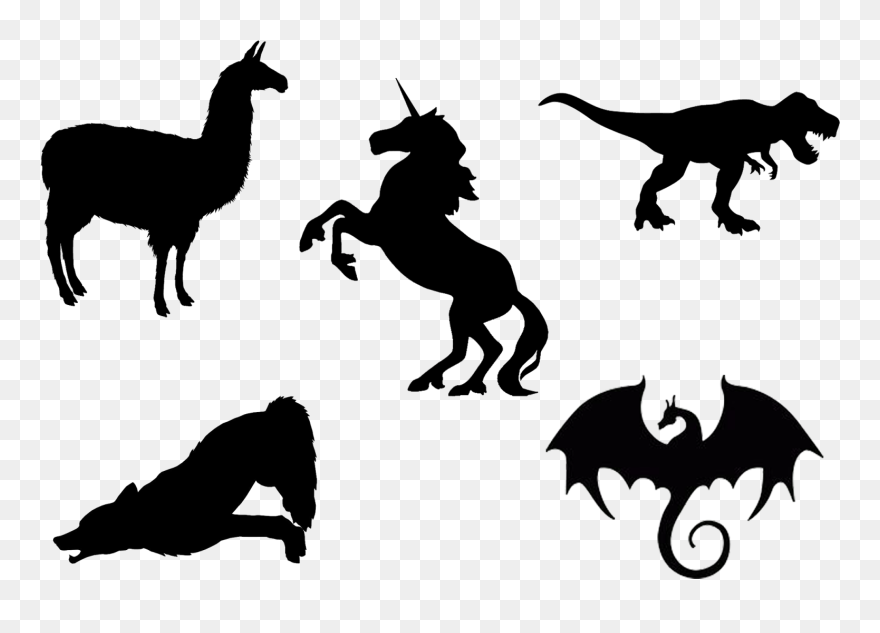 Unicorn Clipart Black And White - Png Download