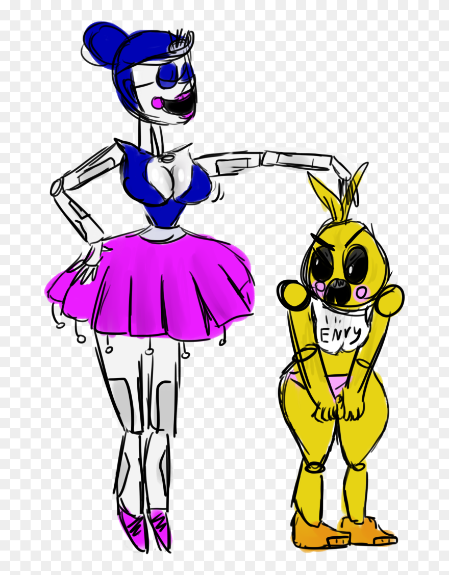 Ballora And Toy Chica Clipart