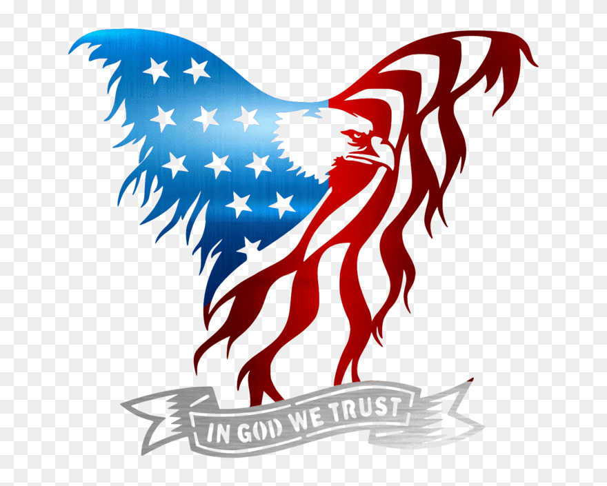 American Eagle Flag Clipart - Png Download