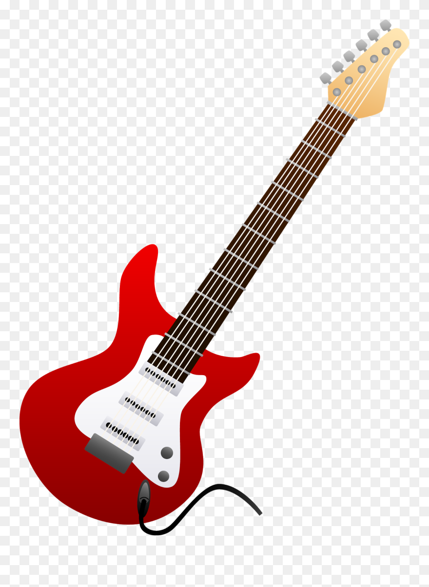 50s Clipart Electric Guitar - Guitar Clip Art - Png Download
