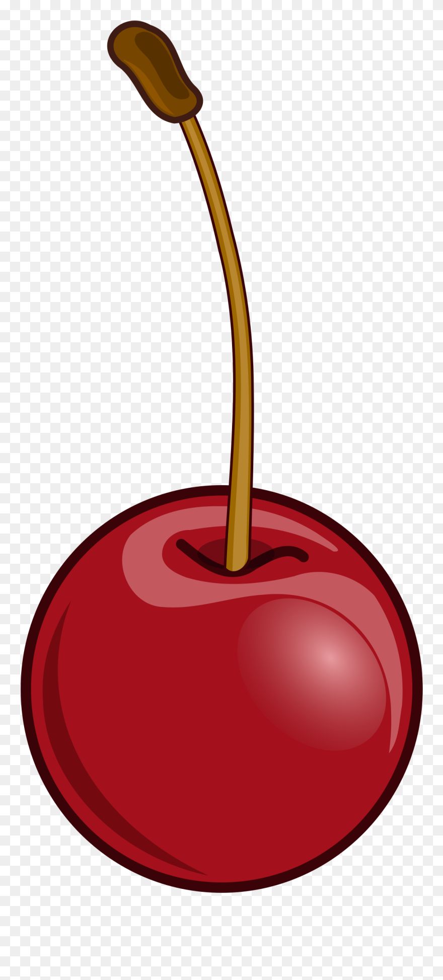 Seamless Pattern With Watercolor Berry Cherry - 1 Cherry Clipart - Png Download