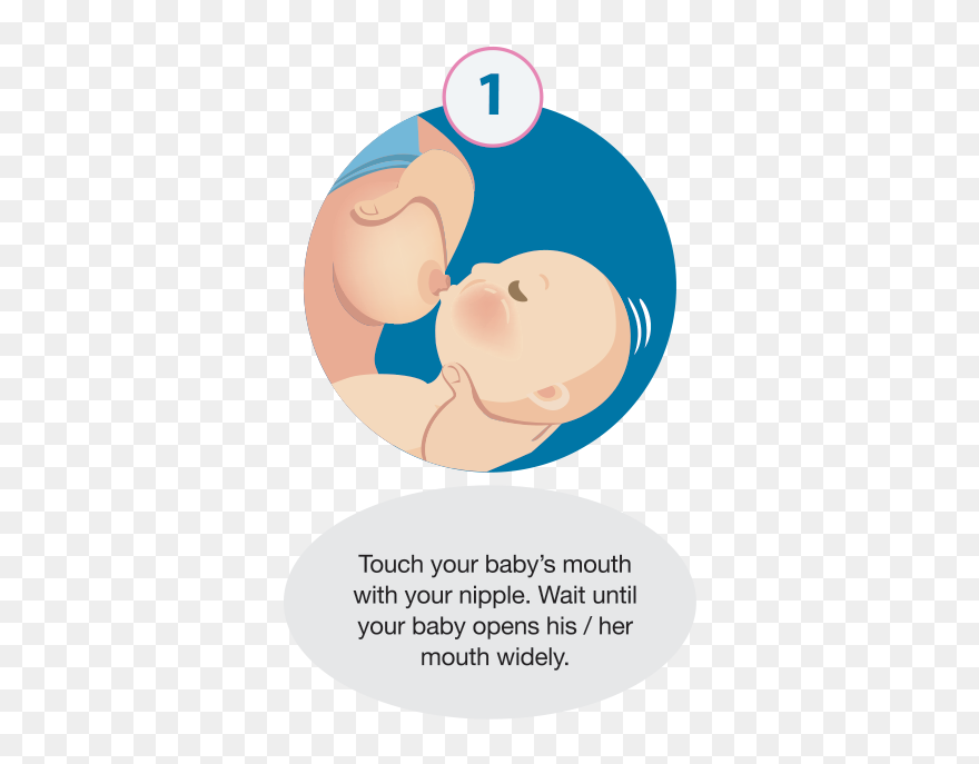 Cartoon Breastfeeding Positions Clipart