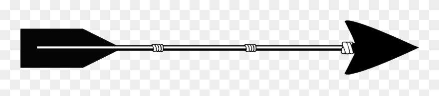 Transparent Feathers Arrow - Arrow Feathers Png Clipart