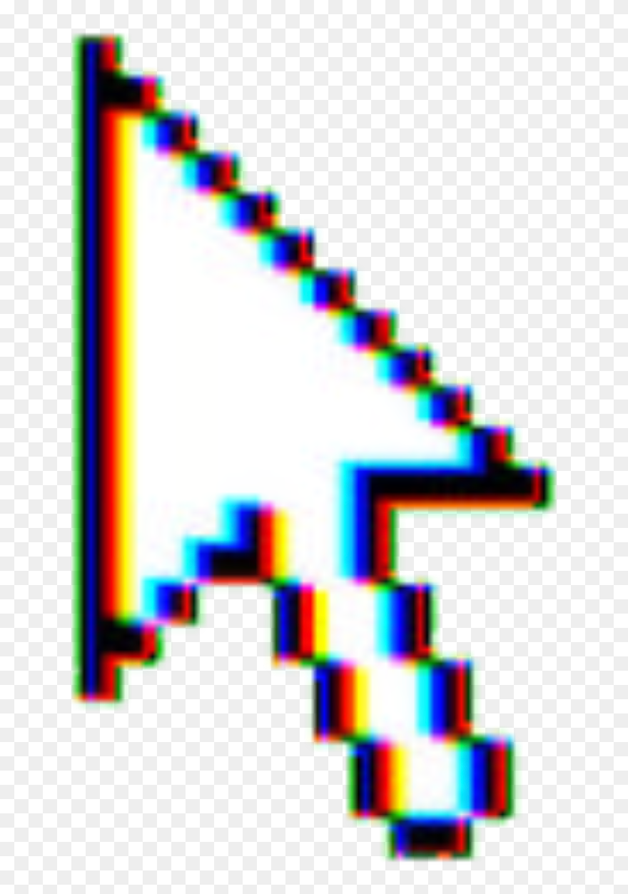 Glitch Aesthetic Tumblr Arrow - 4 Pics 1 Word Level 1213 Clipart