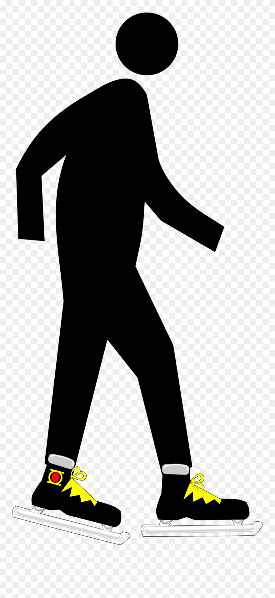 Pedestrian Skater Clip Arts - Clip Art - Png Download