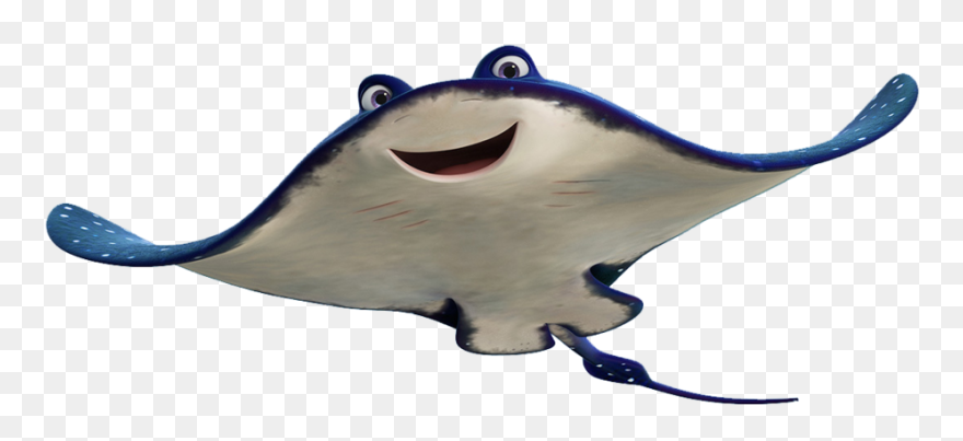 Stingray Illustrations And Clipart - Mr Ray Finding Nemo - Png Download