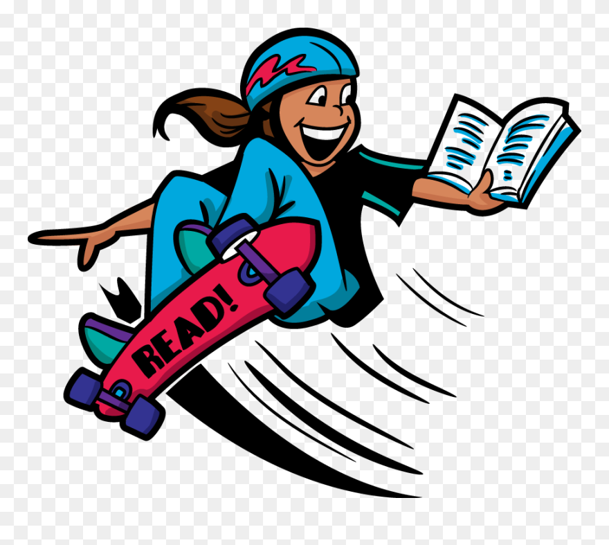 Kids Reading Book Clipart Svg Royalty Free Stock East - Clip Art - Png Download