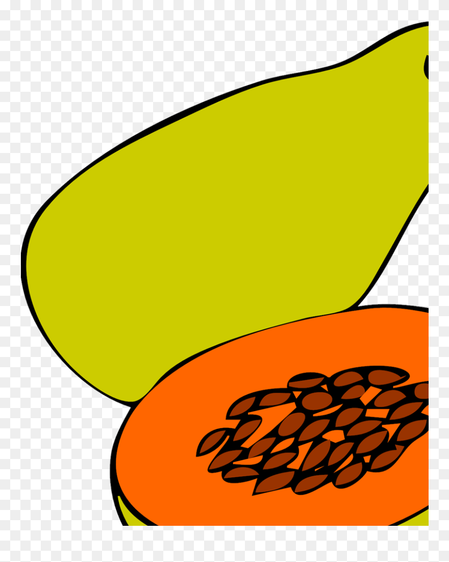 Translarent Papaya Clipart - Png Download