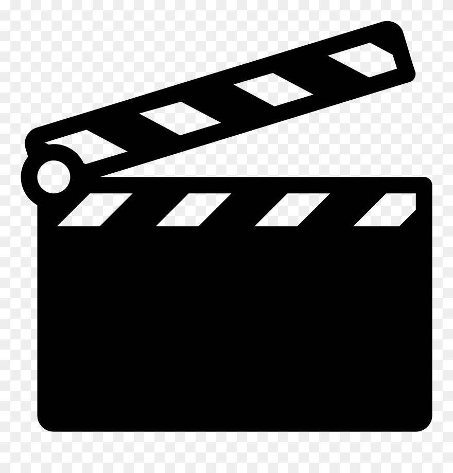 Computer Icons Clapperboard Film Animation - Cartoon Movie Clip Board - Png Download