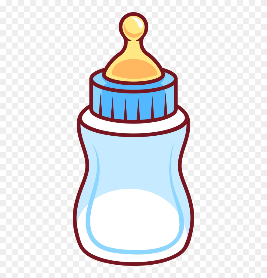 Milk Bottle Baby Clipart - Png Download