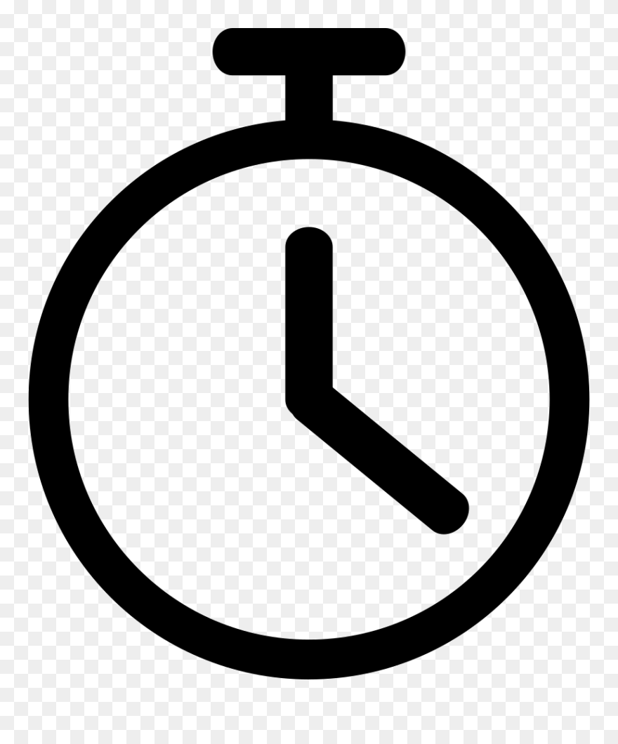 Countdown Svg Png Icon Free Download - Stopwatch Vector Png Clipart