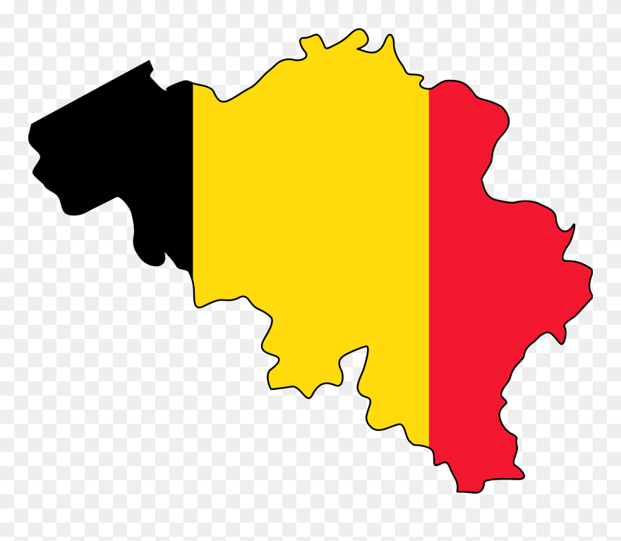 Prophecy Of Rise Of Hate And Attacks In Belgium - Belgium Flag Map Clipart