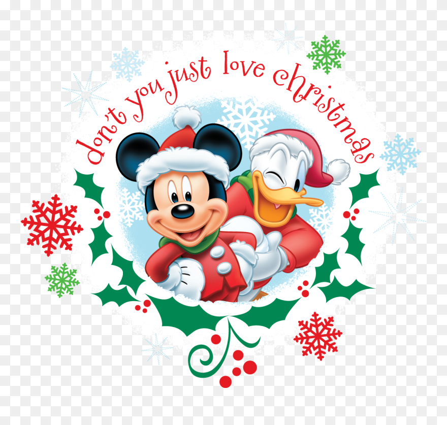 Mickey Mouse Christmas Clipart