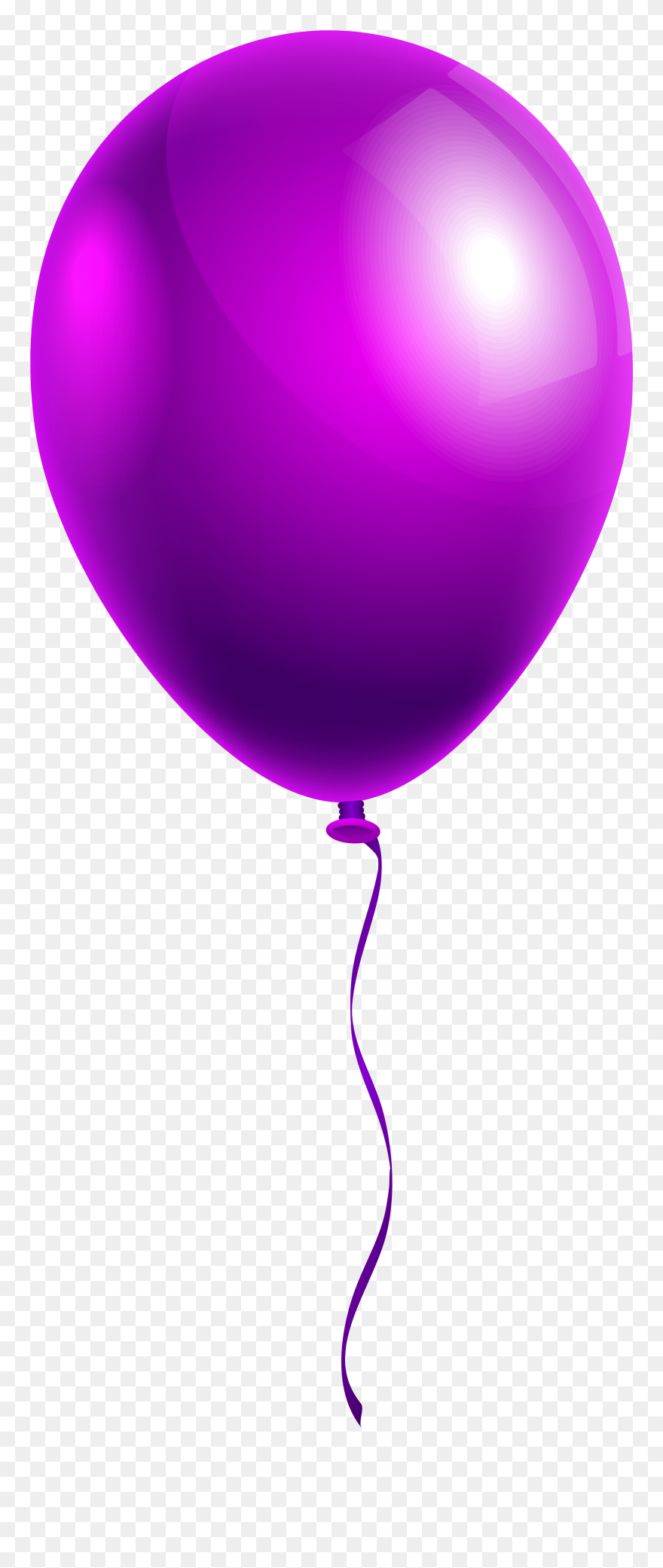 Transparent Background Purple Balloon Clipart - Png Download
