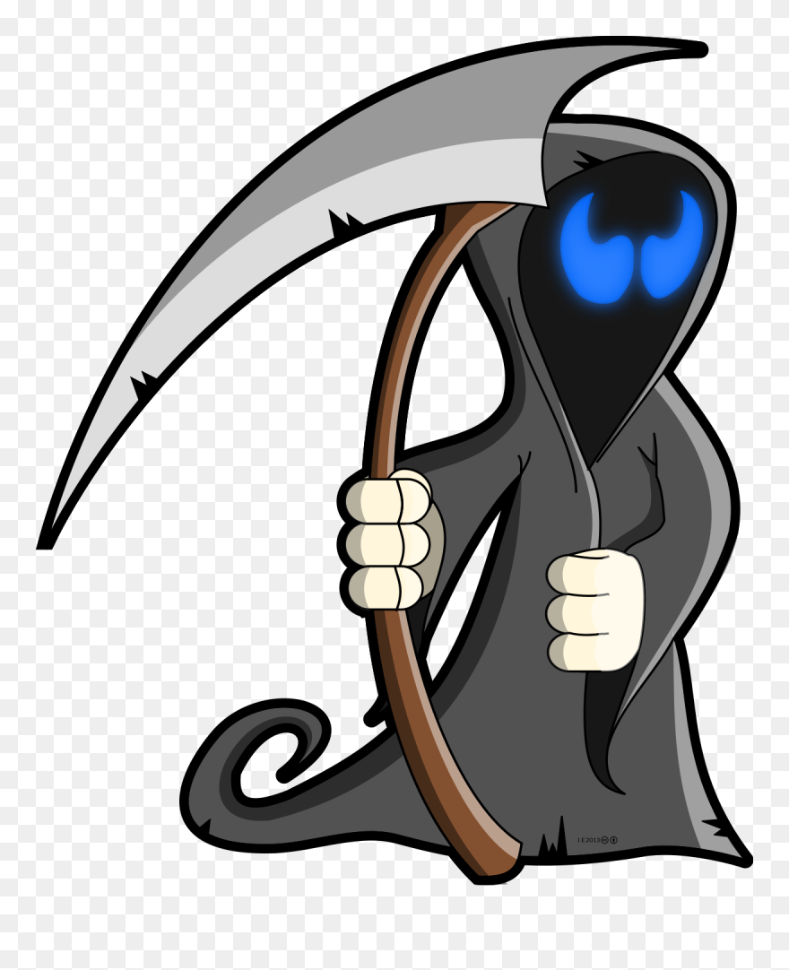 Grim Reaper Clipart - Cartoon Grim Reaper - Png Download