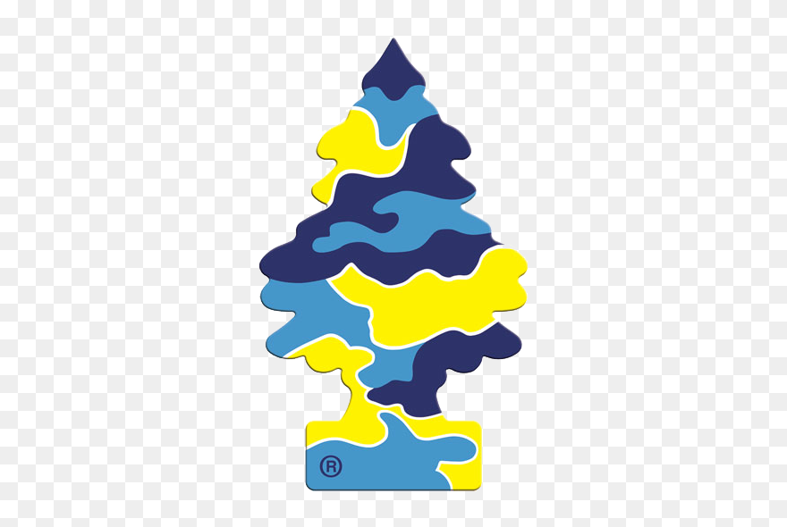 Piña Colada Cutout - Little Trees Camo Clipart