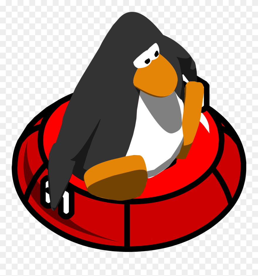 Inner Tube Club Wiki - Club Penguin Penguin Sled Clipart
