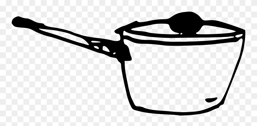 Clipart - Casserole Drawing - Casserole Clipart Black And White - Png Download