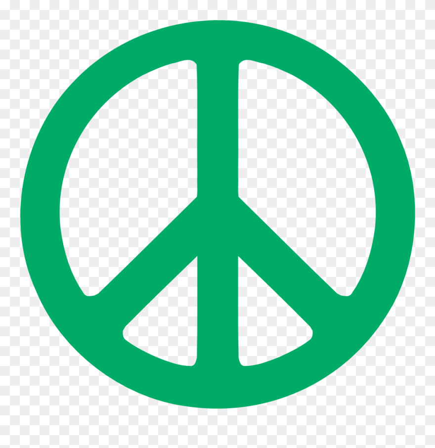 Clipart Peace Sign - Png Download