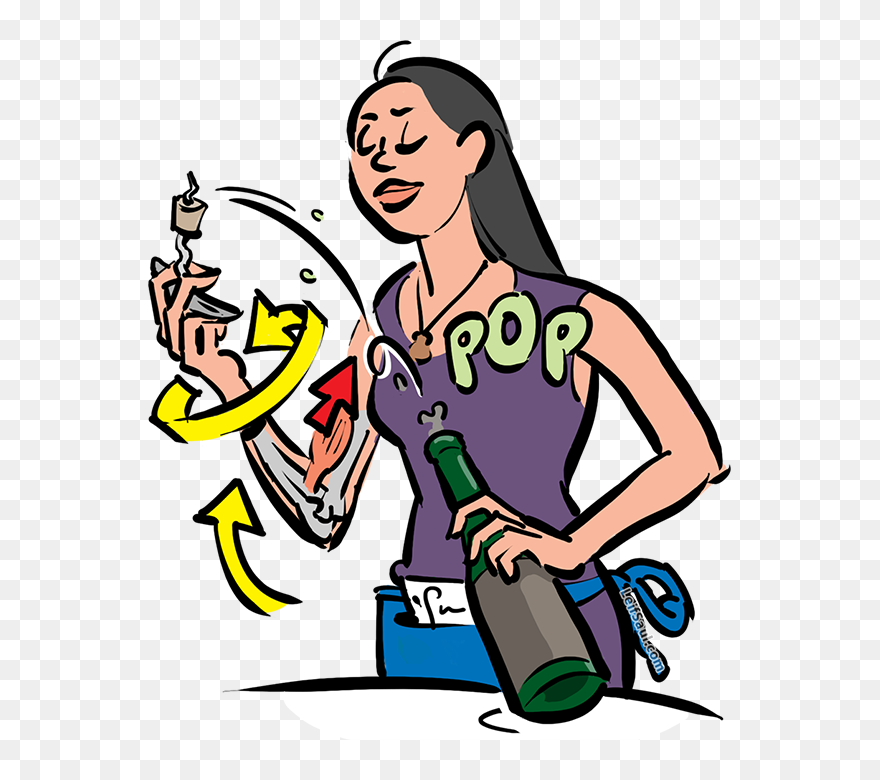 Biceps Brachii, The Sommelier"s Muscle Clipart