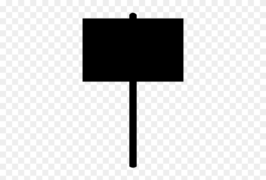 Protest Vector Rally - Protest Sign Icon Png Clipart