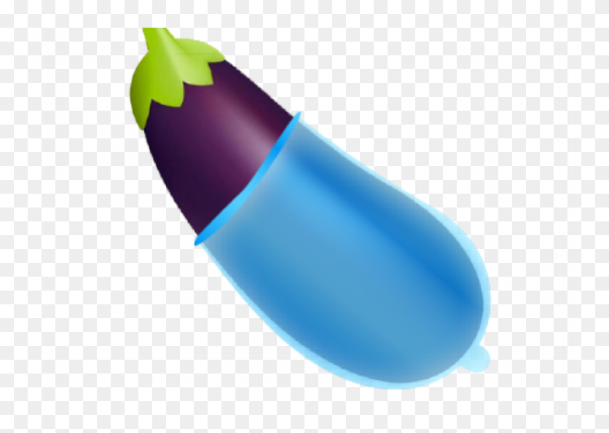 Condom Emoji Created By - Eggplant Emoji Transparent Background Clipart