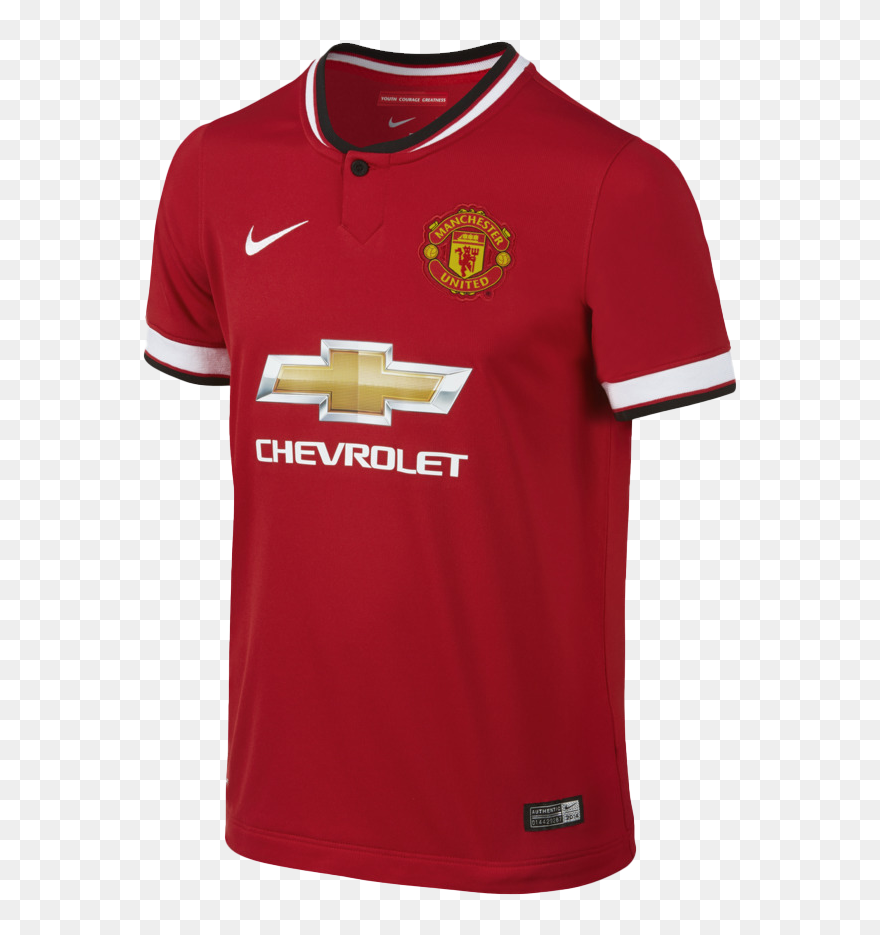Red Jersey Png Clipart - Manchester United Jersey 2014 15 Transparent Png