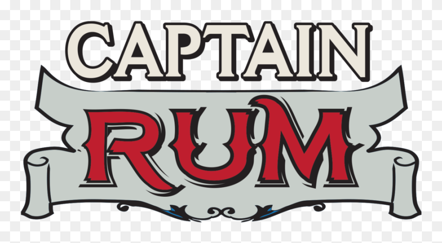 Captain Rum Sized - Illustration Clipart