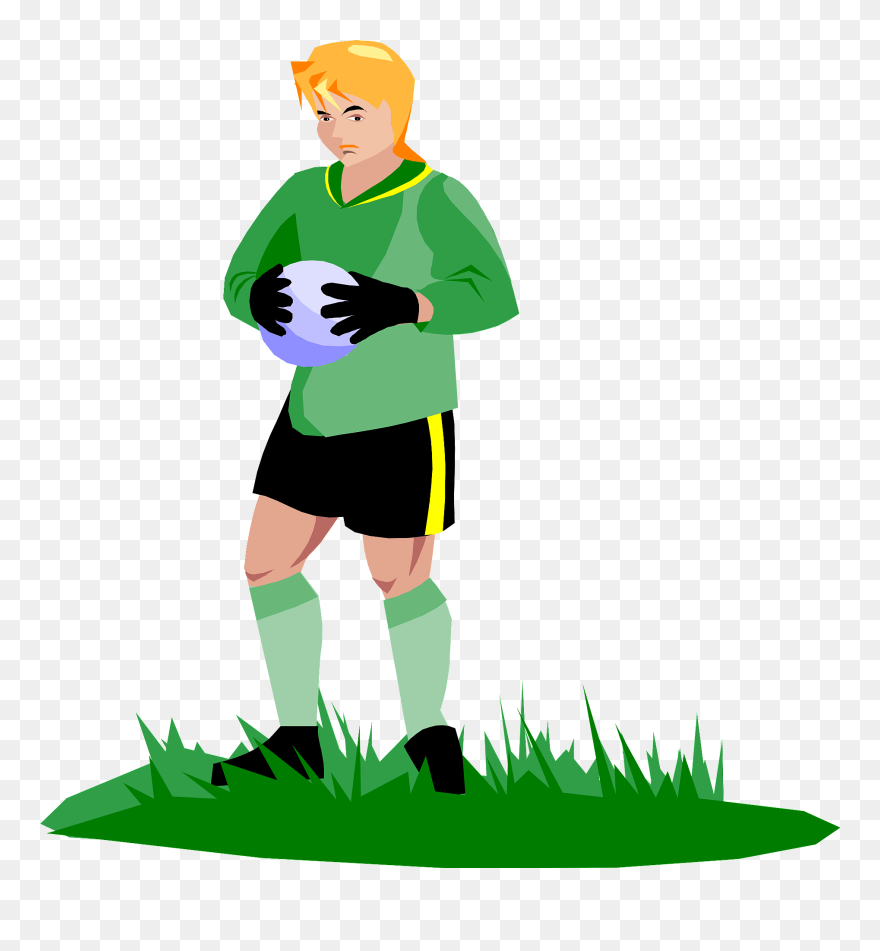 Soccer Goalie Clipart - Soccer Clipart Goalie - Png Download