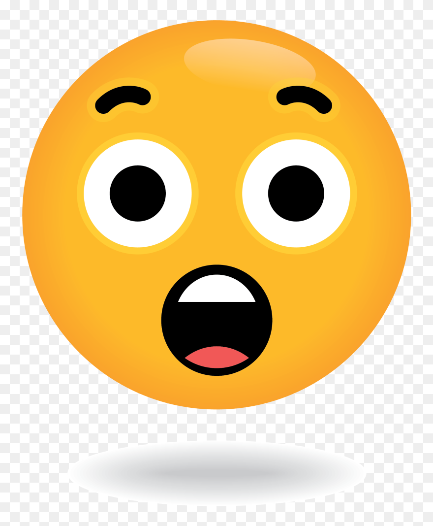 Scared Face Emoji Gif Clipart