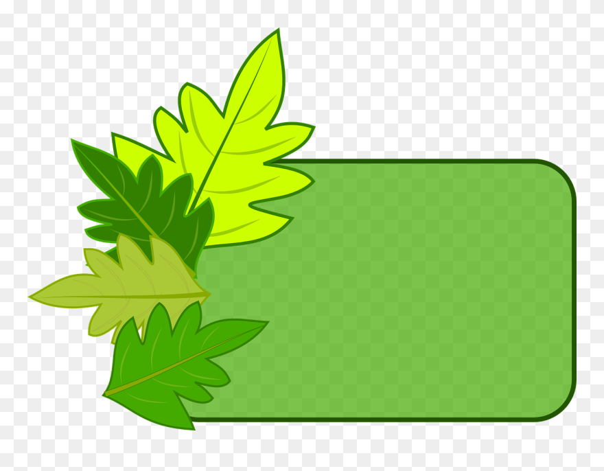 Nature Leaf Ecology Landscape - Nature Frame Clipart